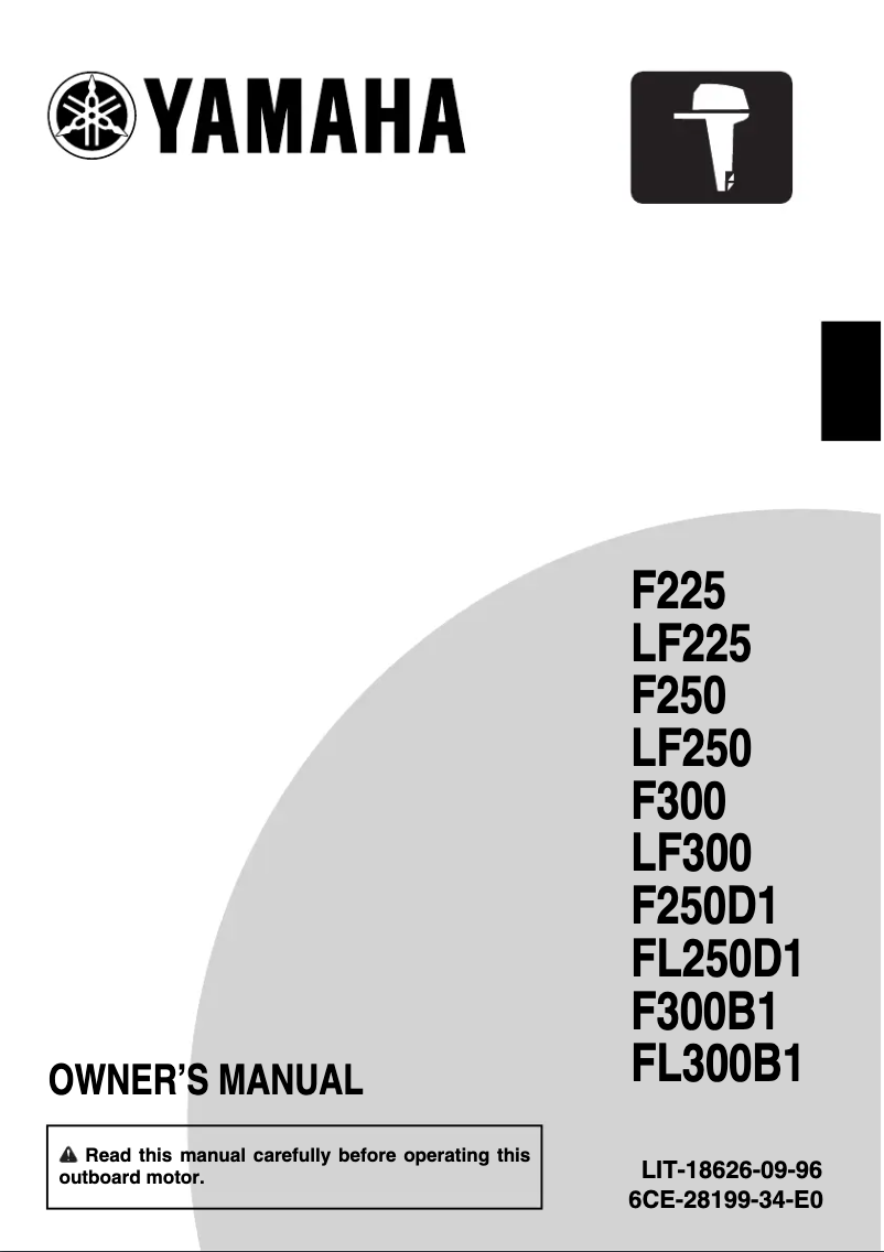 Page 1 de la notice Manuel utilisateur Yamaha LFF225