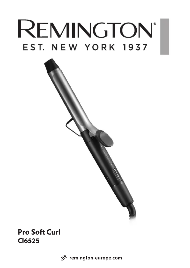 Página 1 del manual Manual de usuario Remington Pro Soft Curl CI6525
