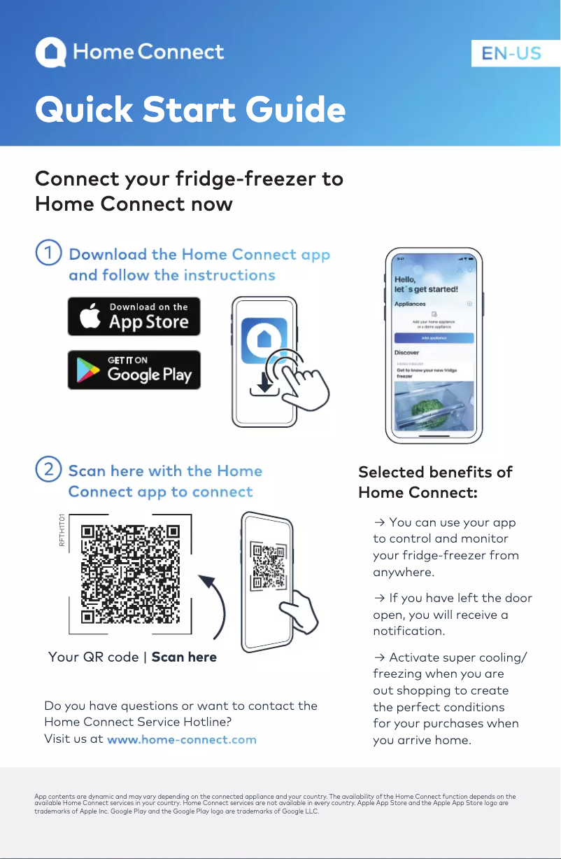 Page 1 de la notice Guide de démarrage rapide Thermador T48BT120NS