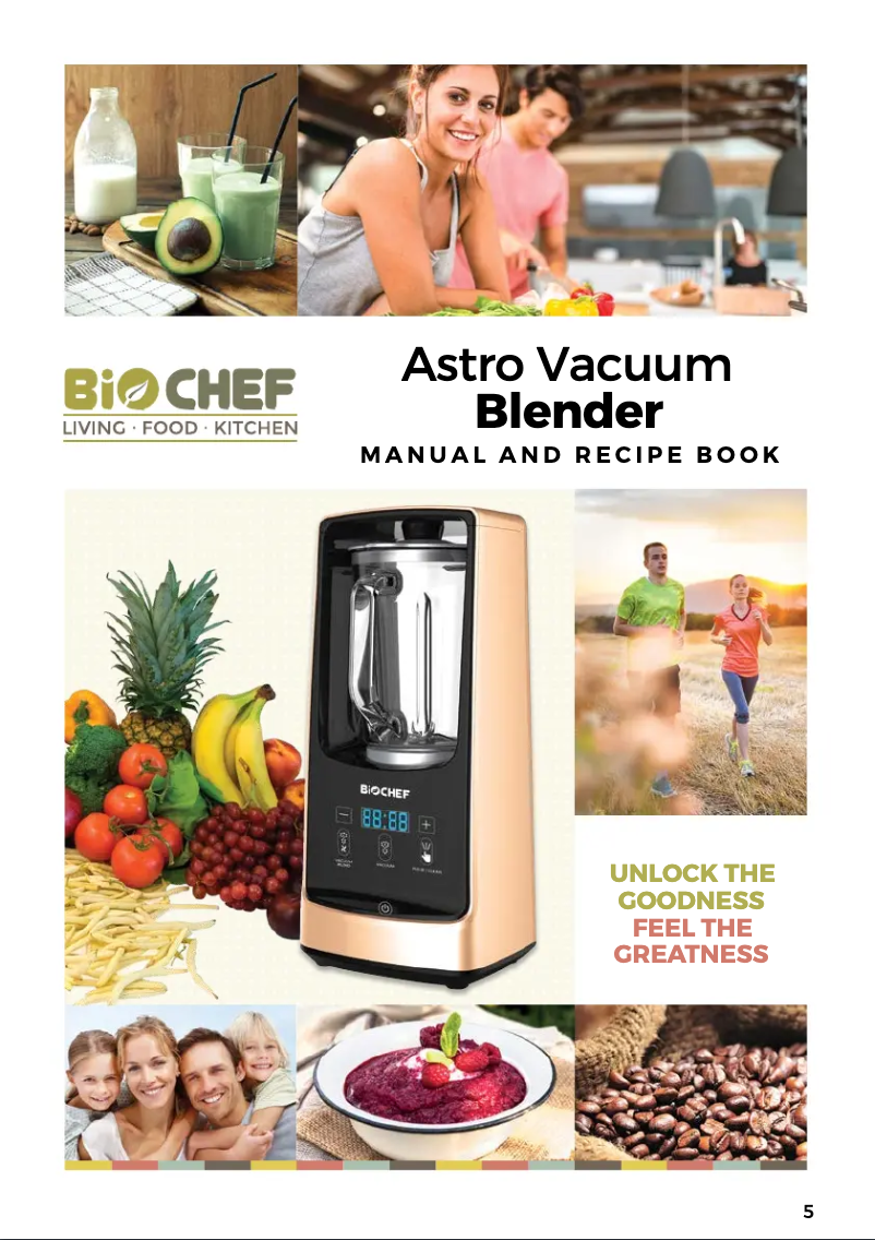 Page 1 de la notice Manuel utilisateur BioChef Astro