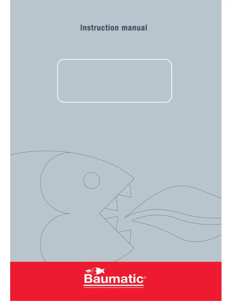 Page 1 de la notice Manuel utilisateur Baumatic B144SS