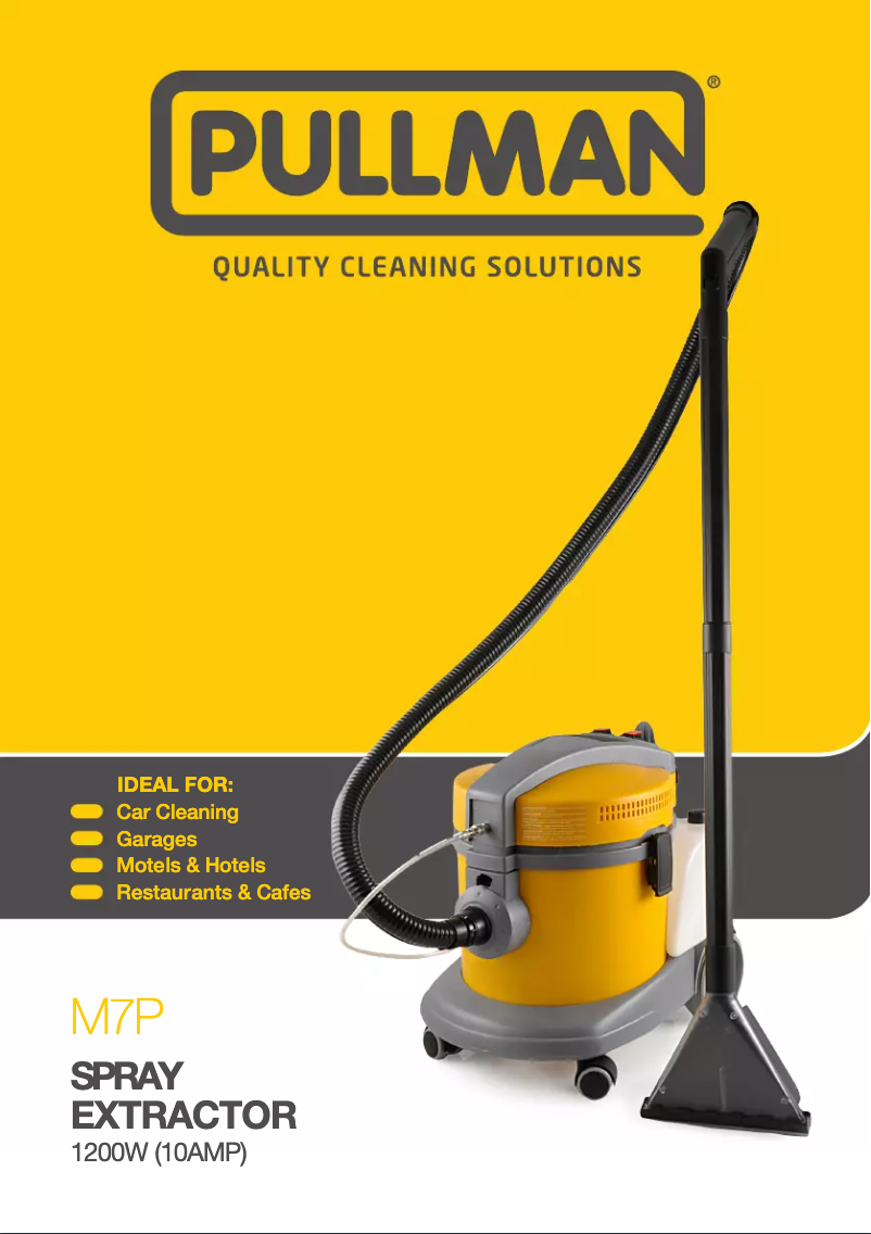 Página 1 del manual Manual de usuario Pullman M7P