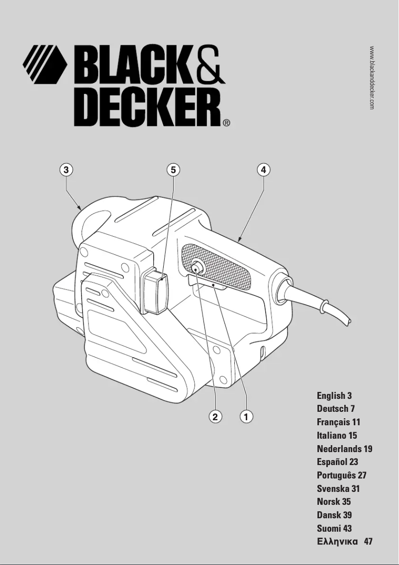 Page 1 de la notice Manuel utilisateur Black & Decker KA85EK