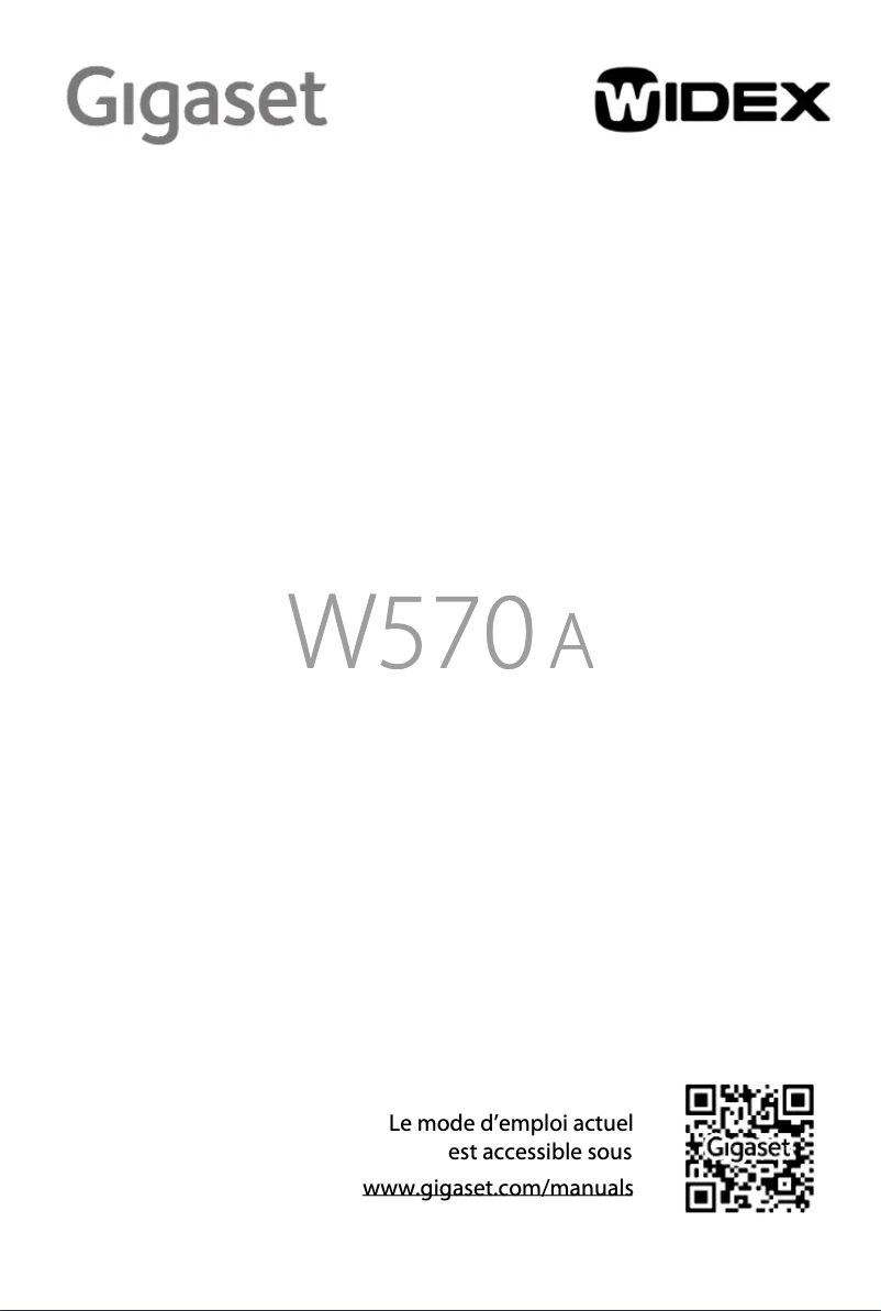 Imagen de la primera página del manual del dispositivo W570A