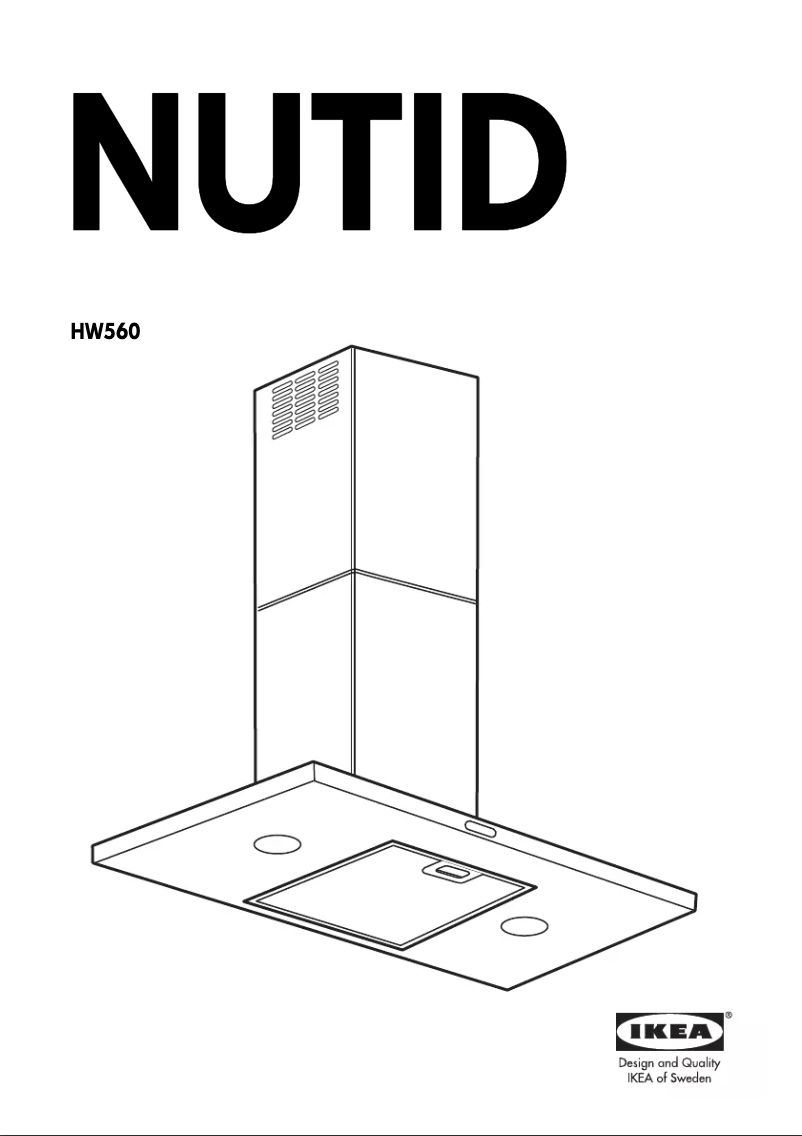 Page 1 de la notice Manuel utilisateur Ikea NUTID HW560