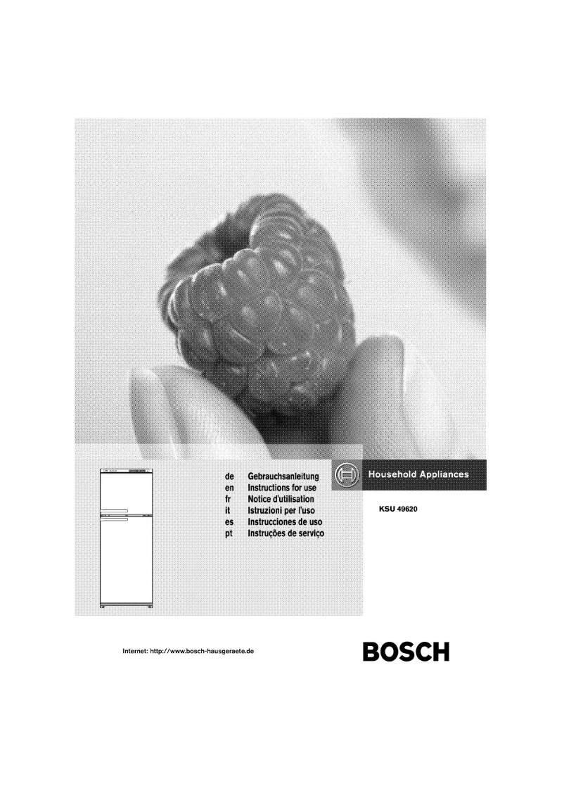 Page 1 de la notice Manuel utilisateur Bosch KSU49620