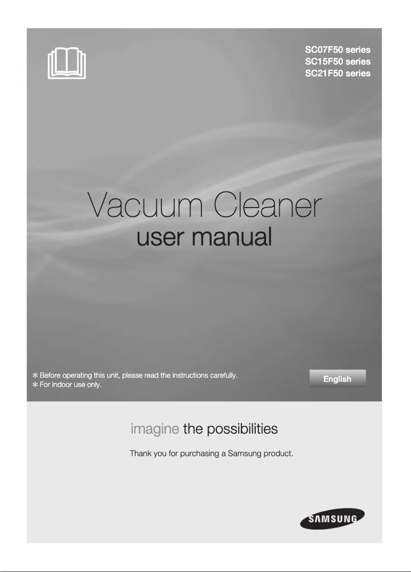 Página 1 del manual Manual de usuario Samsung SC21F50HE