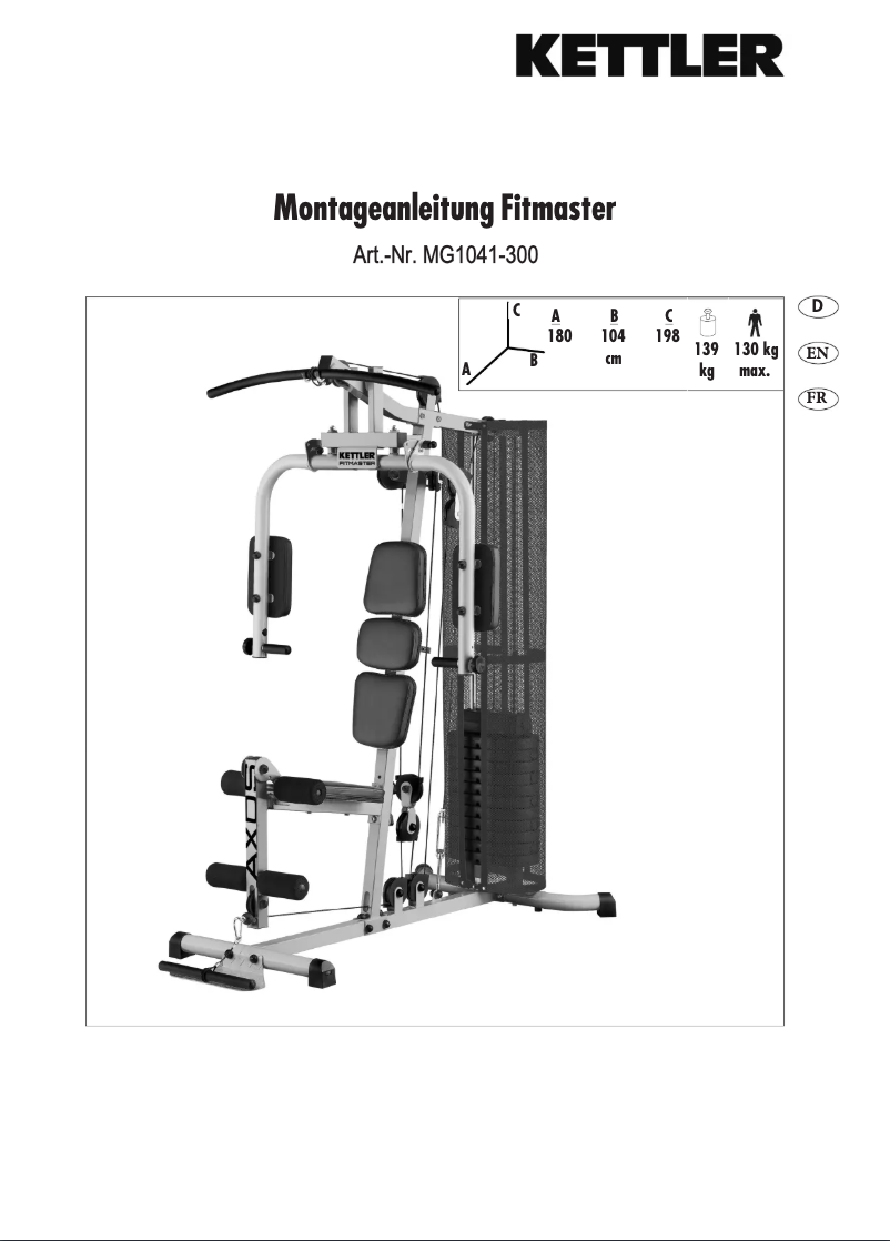 Página 1 del manual Manual de usuario Kettler Fitmaster