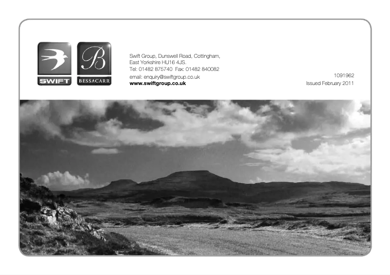 Page 1 de la notice Manuel utilisateur Swift Voyager E600 (2011)