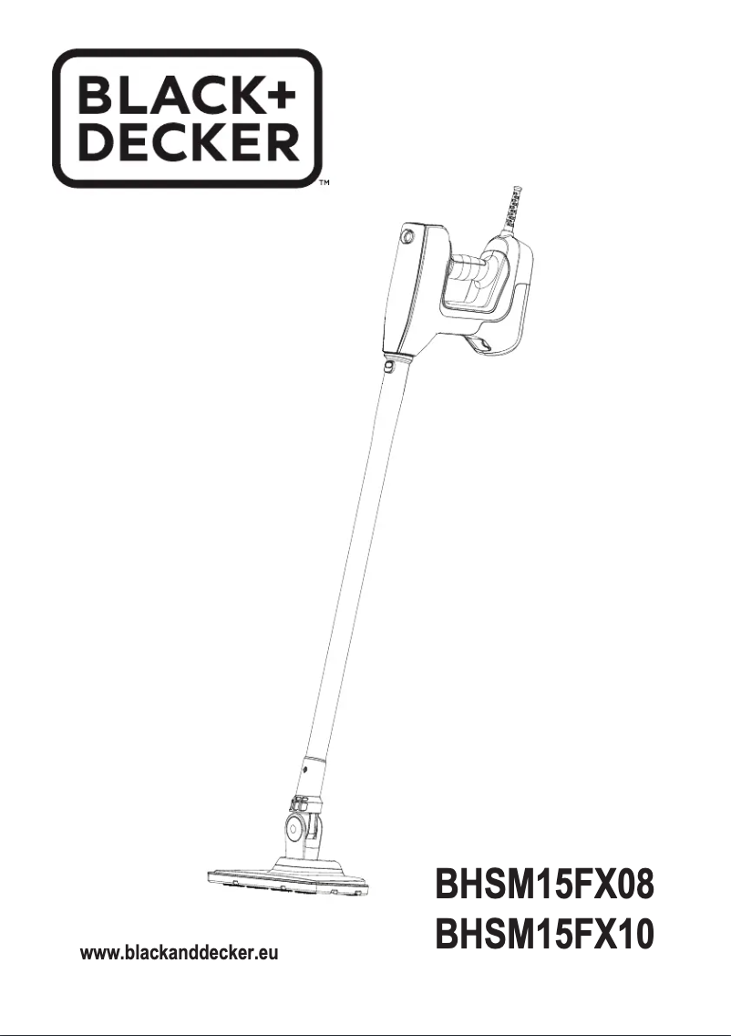Page 1 de la notice Manuel utilisateur Black & Decker BHSM15FX10