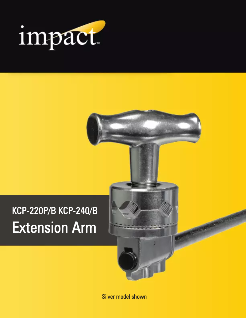 Page 1 de la notice Manuel utilisateur Impact KCP-220