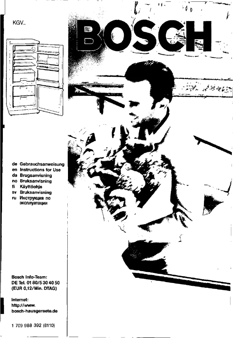 Page 1 de la notice Manuel utilisateur Bosch KGV31421IE