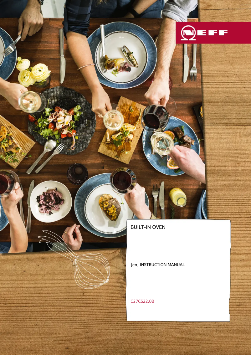 Page 1 of the manual Use and Maintenance Manual Neff C27CS22N0B