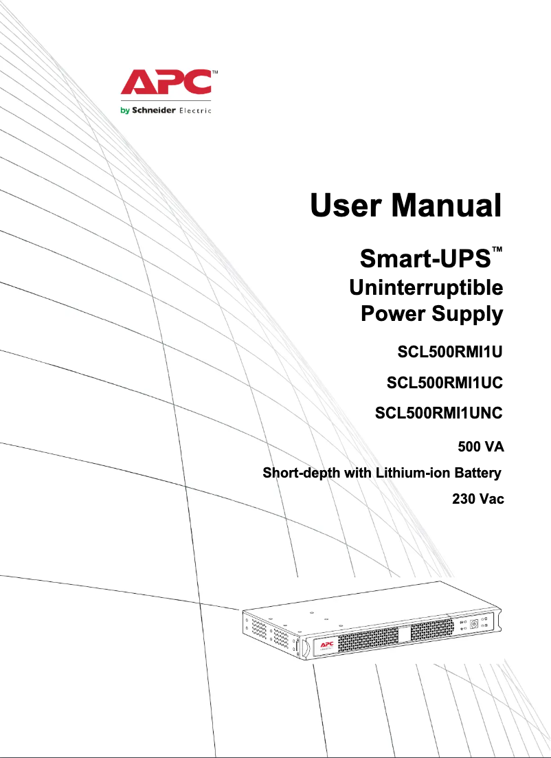 Página 1 del manual Manual de usuario APC Smart-UPS SCL500RMI1U