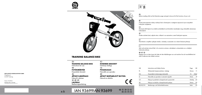 Page 1 de la notice Manuel utilisateur Playtive IAN 93699