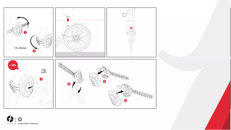 Page 1 de la notice Manuel utilisateur Spanninga O