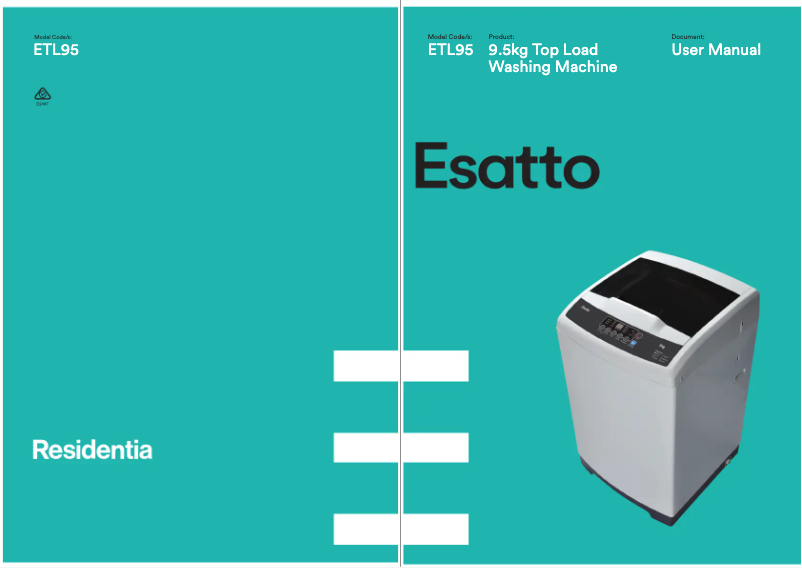 Page 1 de la notice Manuel utilisateur Esatto ETL95