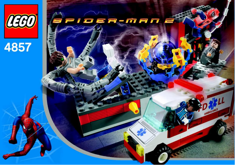 Página 1 del manual Manual de usuario Lego Spiderman 4857