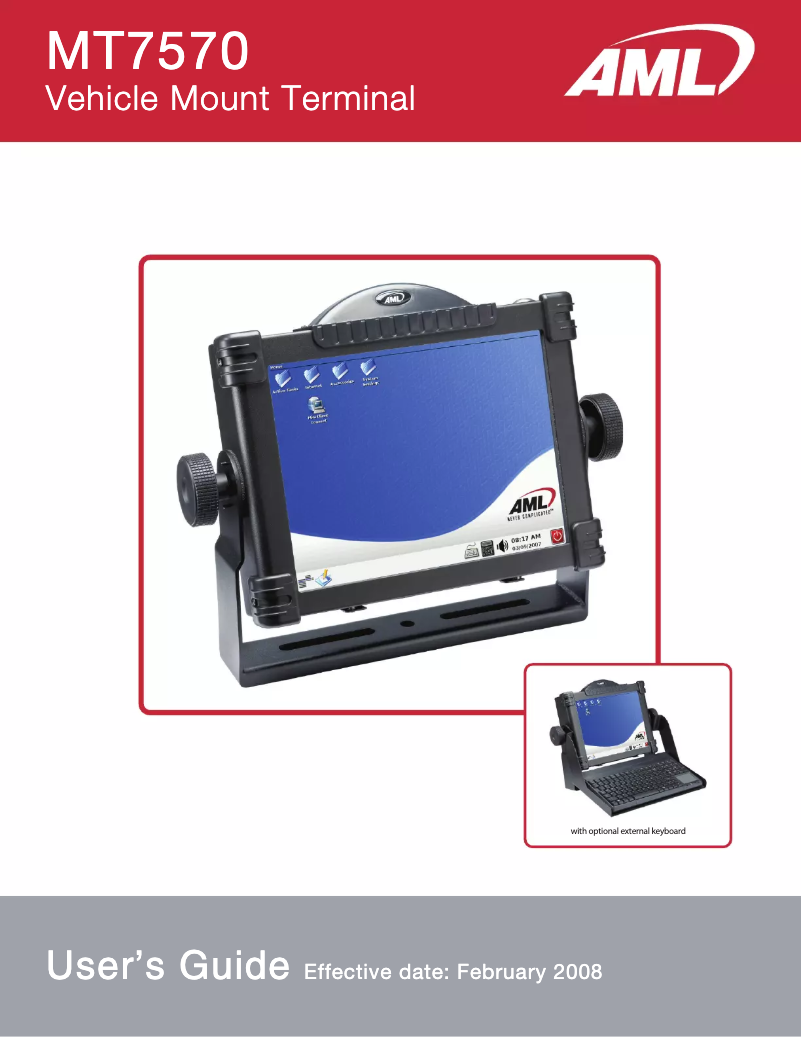 Página 1 del manual Manual de usuario AML MT7570