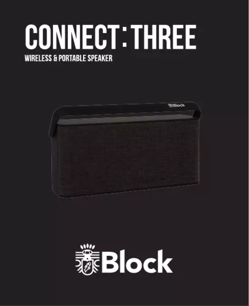 Page 1 de la notice Manuel utilisateur Block Connect:Three