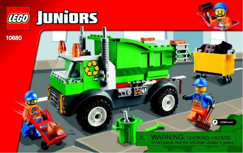 Page 1 de la notice Manuel utilisateur Lego Juniors 10680