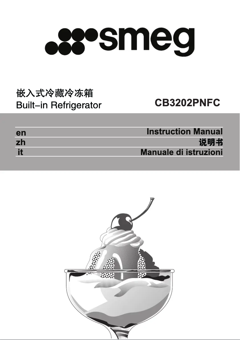 Página 1 del manual Manual de usuario Smeg CB3202PNFC