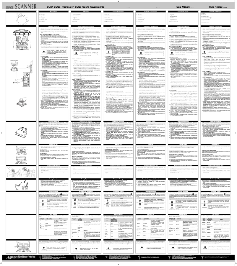Page 1 de la notice Manuel utilisateur Plustek SmartOffice PS406