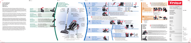 Page 1 de la notice Manuel utilisateur Trisa True Cyclone Comfort Clean T6416