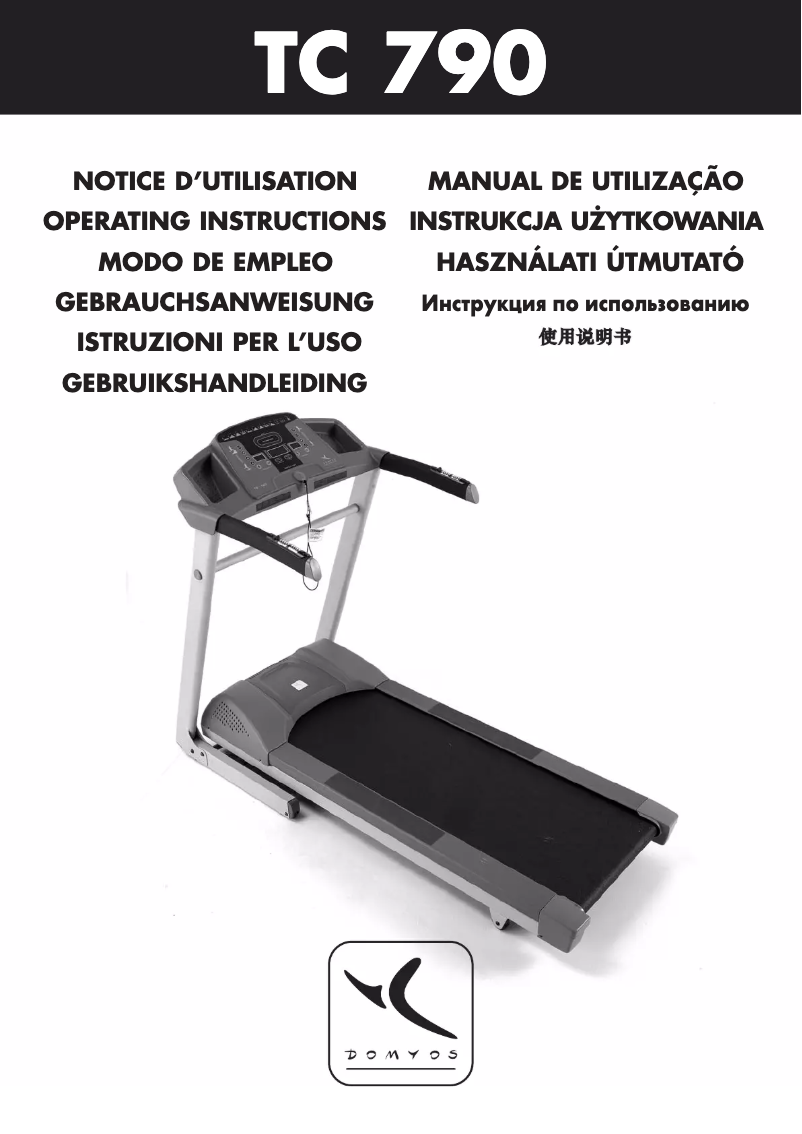 Page 1 de la notice Manuel utilisateur Domyos TC 790