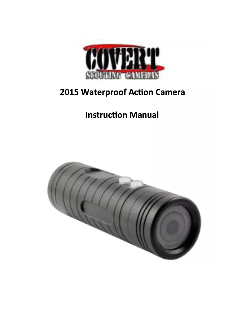 Página 1 del manual Manual de usuario Covert 2015 Waterproof