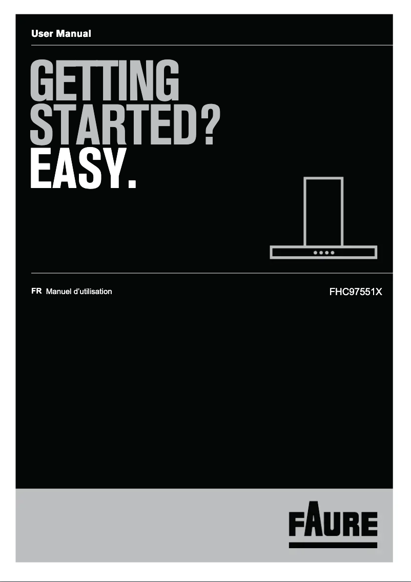 Page 1 de la notice Manuel utilisateur Faure FHC97551X