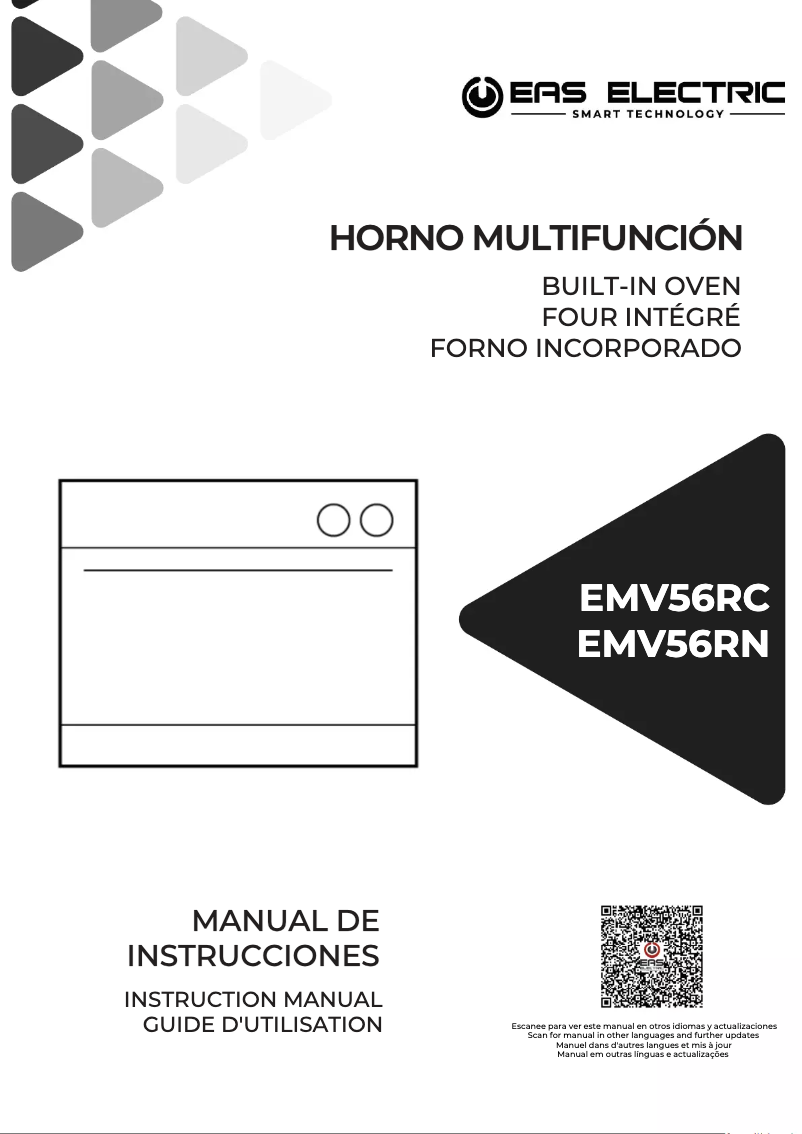 Page 1 de la notice Manuel utilisateur EAS Electric EMV56RC