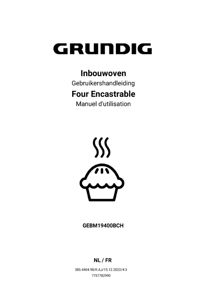 Page 1 de la notice Manuel utilisateur Grundig GEBM19400BCH