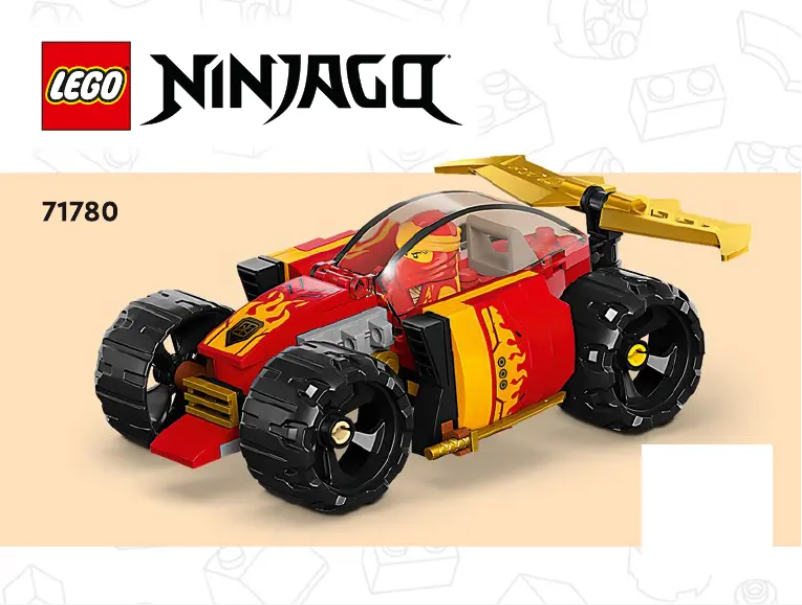 Página 1 del manual Instrucciones visuales Lego Ninjago 71780