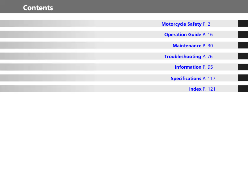 Page 1 of the manual User Manual Honda Shadow Phantom VT750C2B (2015)