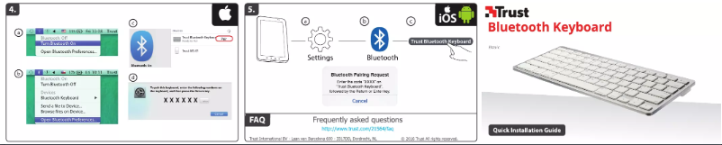 Page 1 de la notice Manuel utilisateur Trust Basic 21564