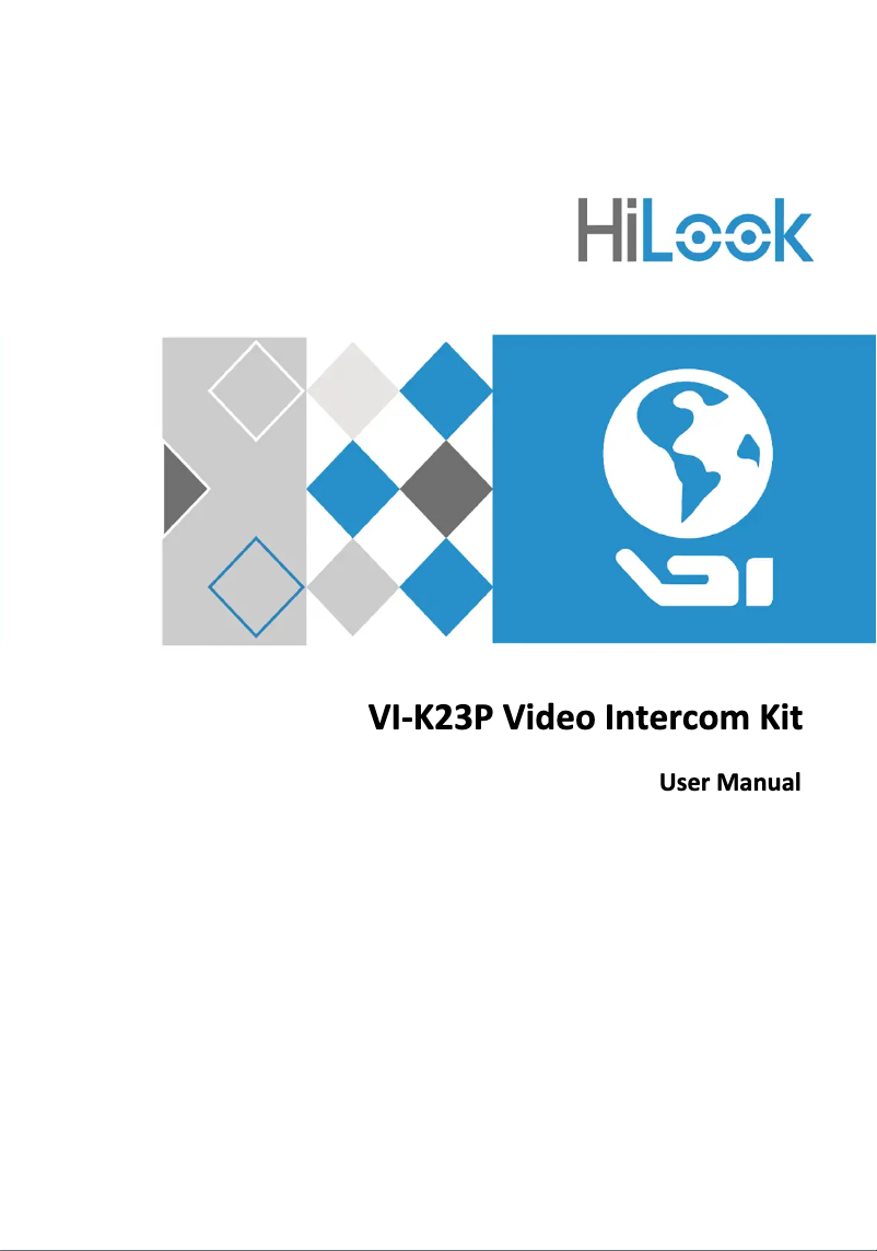 Página 1 del manual Manual de usuario Hikvision VI-K23P