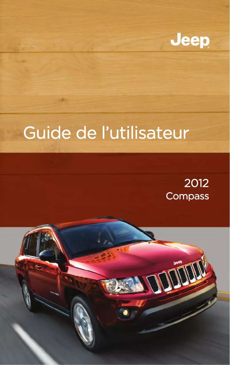 Page 1 de la notice Manuel utilisateur Jeep Compass (2012)