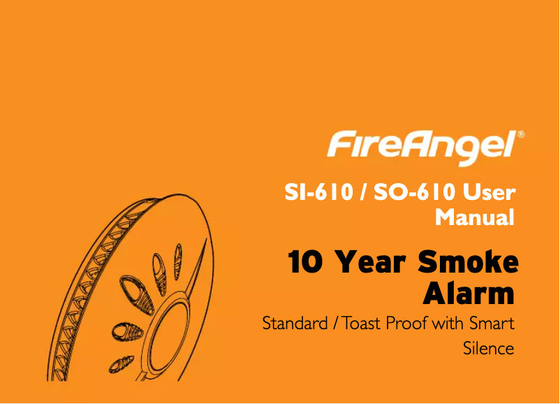 Page 1 of the manual User Manual FireAngel SO-610