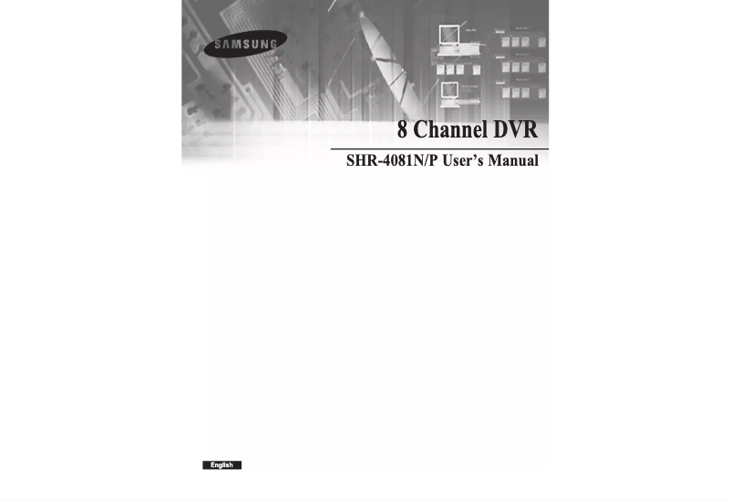 Page 1 de la notice Manuel utilisateur Hanwha SHR-4160