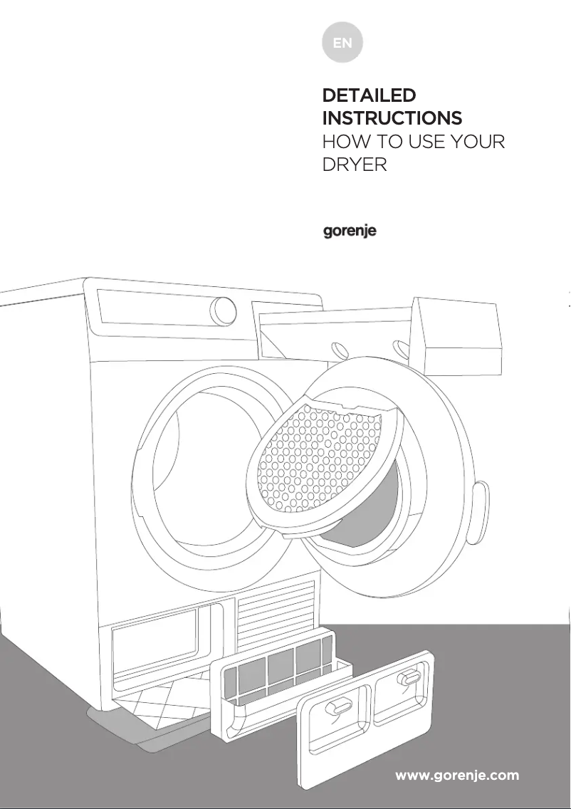 Página 1 del manual Manual de usuario Gorenje D8464GB