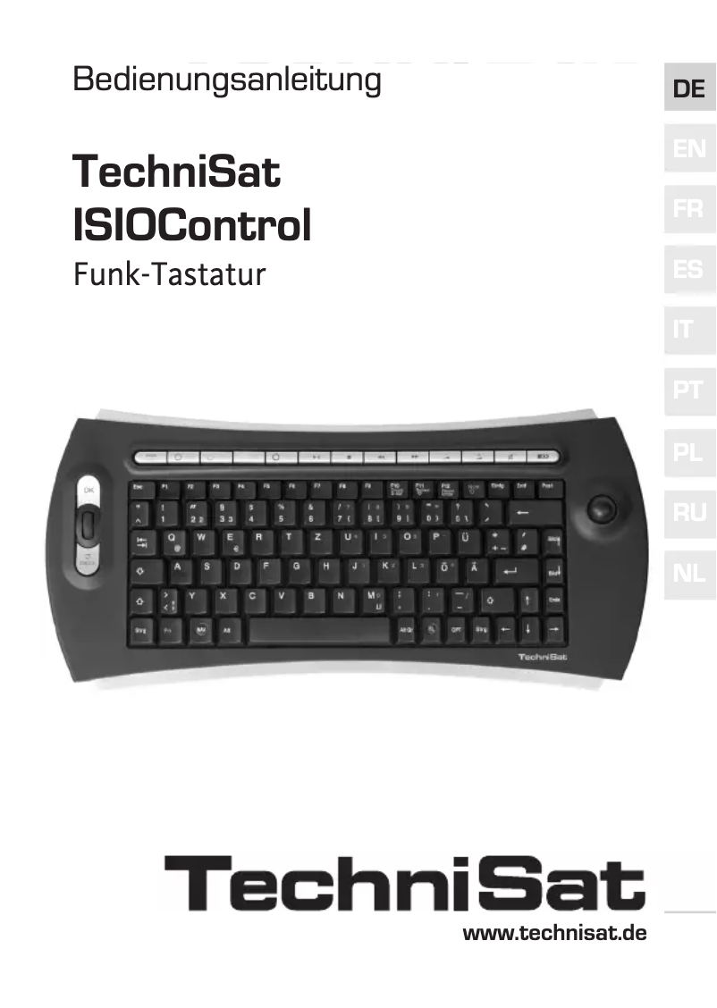 Page 1 de la notice Manuel utilisateur TechniSat ISIOControl Keyboard