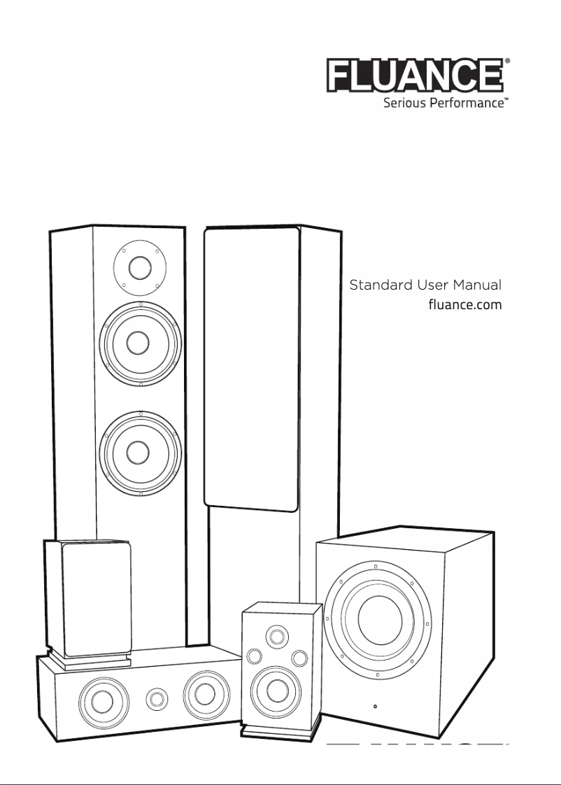 Page 1 de la notice Manuel utilisateur Fluance AVC