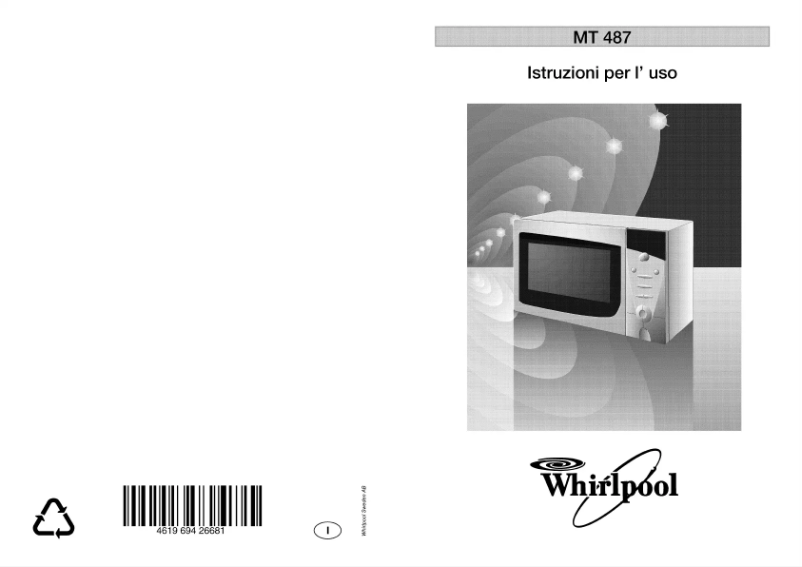 Página 1 del manual Manual de usuario Whirlpool MT 487