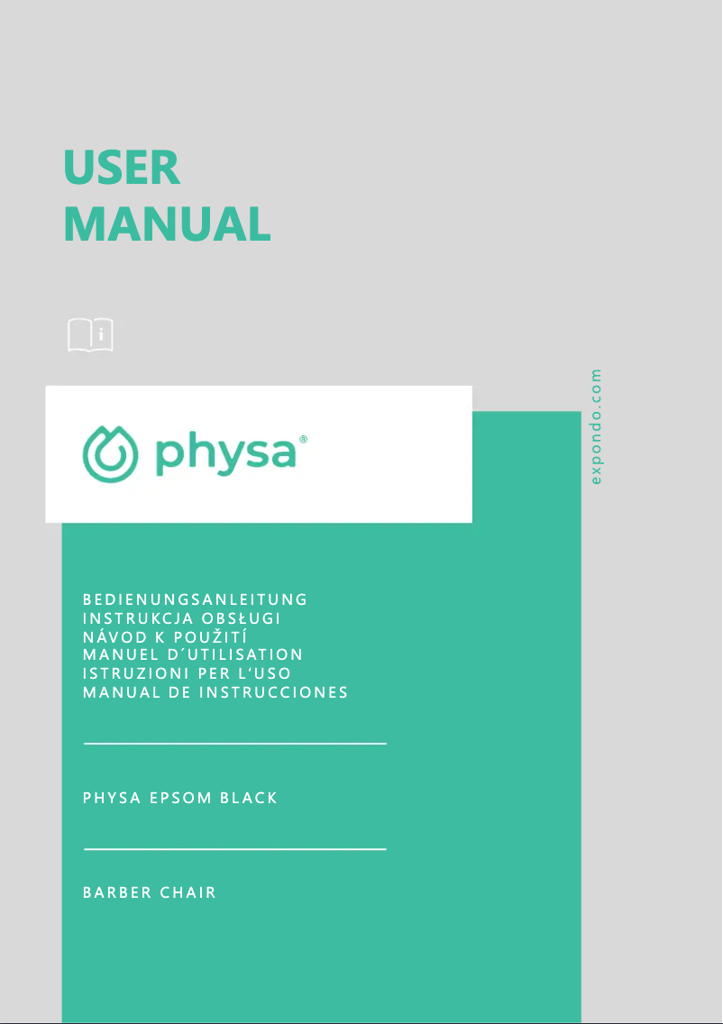 Página 1 del manual Manual de usuario Physa Epsom