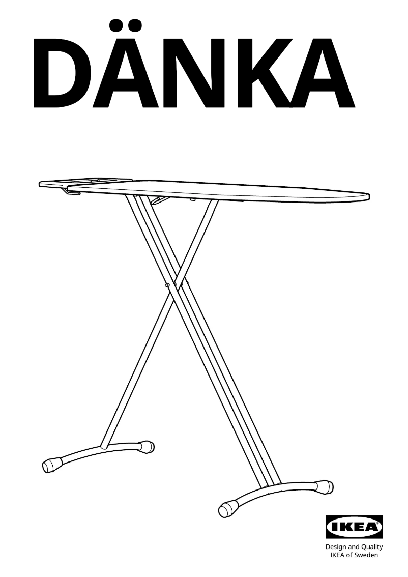 Page 1 de la notice Manuel utilisateur Ikea DÄNKA 204.716.12