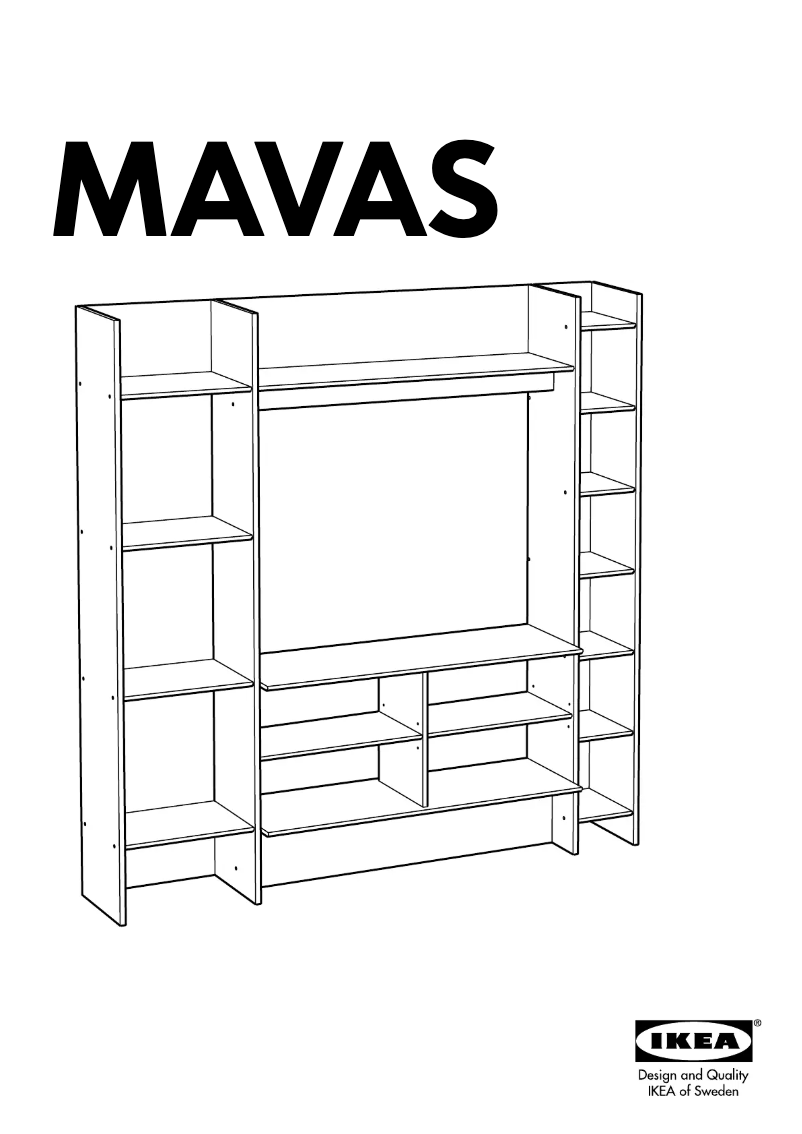 Page 1 de la notice Manuel utilisateur Ikea MAVAS