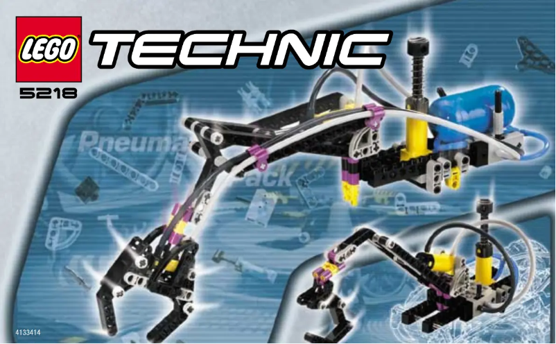 Page 1 de la notice Manuel utilisateur Lego Pneumatic Pack