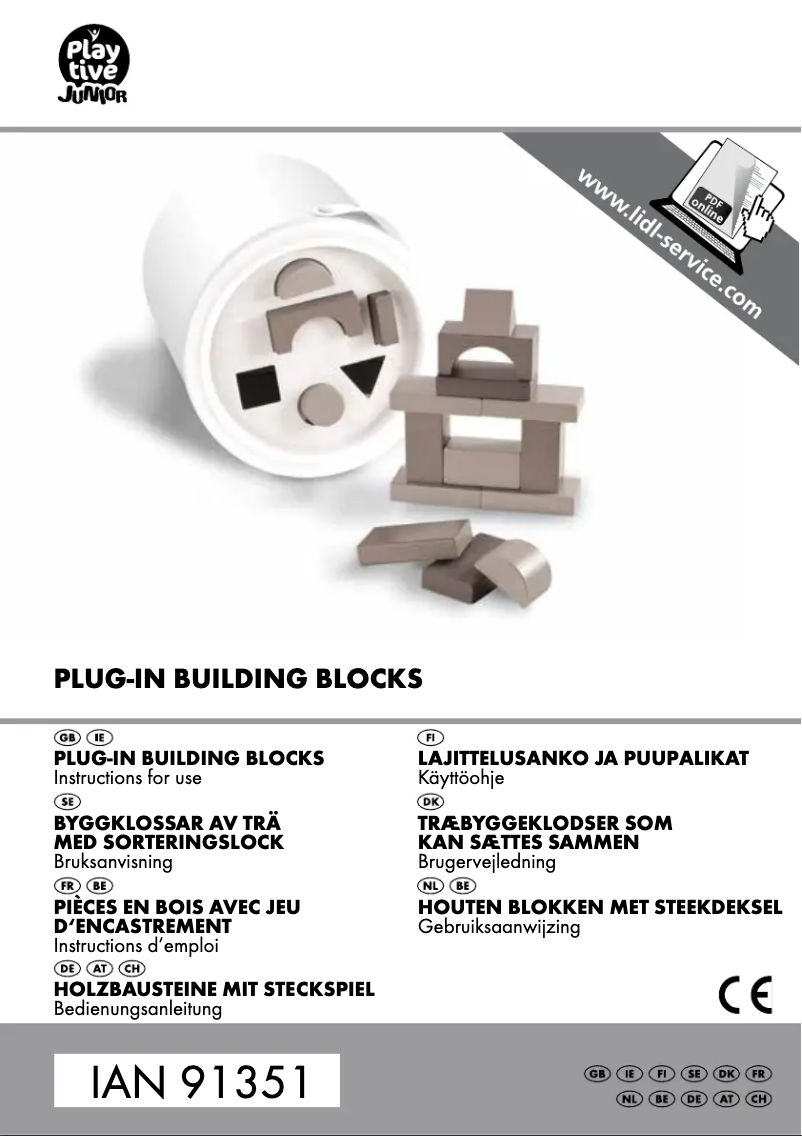 Page 1 de la notice Manuel utilisateur Playtive IAN 91351