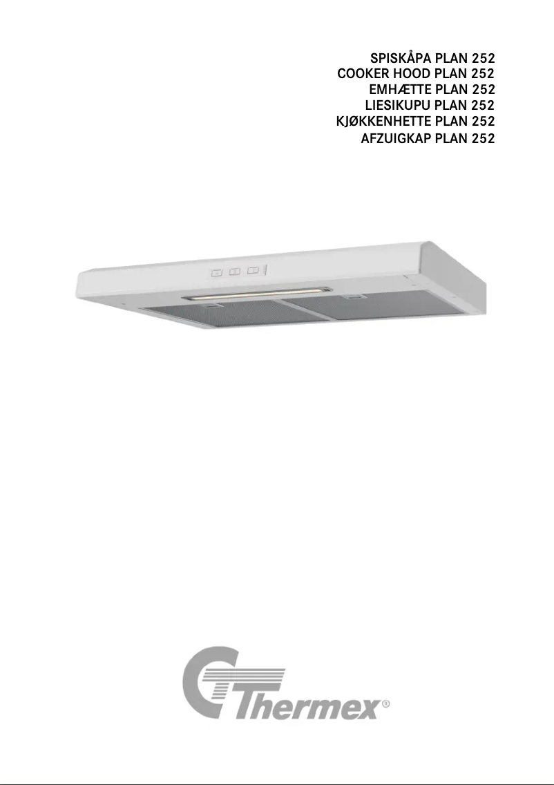 Page 1 de la notice Manuel utilisateur Thermex Plan 252